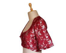 Load image into Gallery viewer, Maroon Silk Blouse