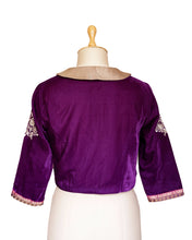 Load image into Gallery viewer, Purple Zari Ziba Blouse