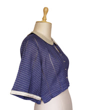 Load image into Gallery viewer, Navy Nazaakat Blouse