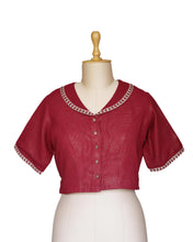 Load image into Gallery viewer, Cherry Laal Blouse