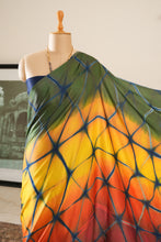 Load image into Gallery viewer, Midnight Blossom Saree