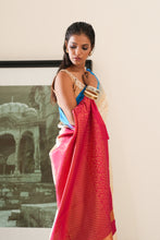 Load image into Gallery viewer, Pearl Elegance Ganga Jamuna Saree