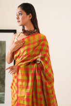 Load image into Gallery viewer, Festive Fusion Silk Cotton Saree