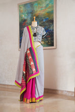 Load image into Gallery viewer, Unique Hand Crafted Cotton Saree