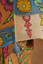 Load image into Gallery viewer, Royal Orchid Pen Kalamkari Saree