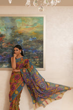 Load image into Gallery viewer, Royal Orchid Pen Kalamkari Saree
