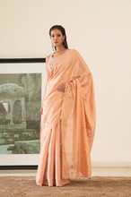 Load image into Gallery viewer, Blush Pink Chanderi Saree