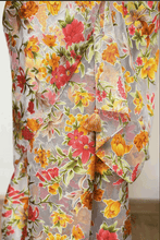 Load image into Gallery viewer, Floral White Silk Organza Saree