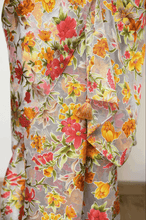 Load image into Gallery viewer, Light 3D Floral Silk Organza Saree