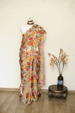 Load image into Gallery viewer, Light 3D Floral Silk Organza Saree