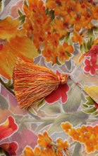 Load image into Gallery viewer, Floral 3D Silk Organza Saree