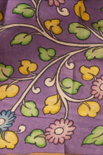 Load image into Gallery viewer, Royal Orchid Pen Kalamkari Saree