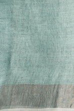 Load image into Gallery viewer, Beadwork Floral Linen Saree