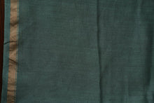 Load image into Gallery viewer, Teal and Pearl White Shibori Chanderi Saree