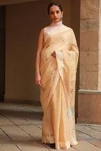 Load image into Gallery viewer, Sāttvika Tissue Tussar Saree
