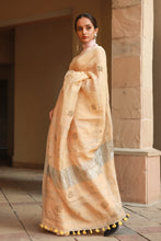 Load image into Gallery viewer, Sāttvika Tissue Tussar Saree