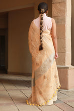 Load image into Gallery viewer, Sāttvika Tissue Tussar Saree