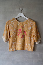 Load image into Gallery viewer, Caramel Fringed Blouse