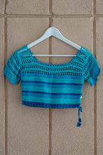 Load image into Gallery viewer, Oceanic Handmade Crochet Blouse