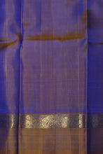 Load image into Gallery viewer, Puskara Blue Kanjivaram Saree