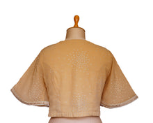 Load image into Gallery viewer, Fawn Gold Georgette Blouse
