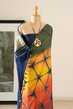 Load image into Gallery viewer, Midnight Blossom Saree
