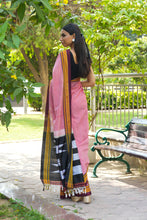 Load image into Gallery viewer, Rosewood Pink Silk Saree
