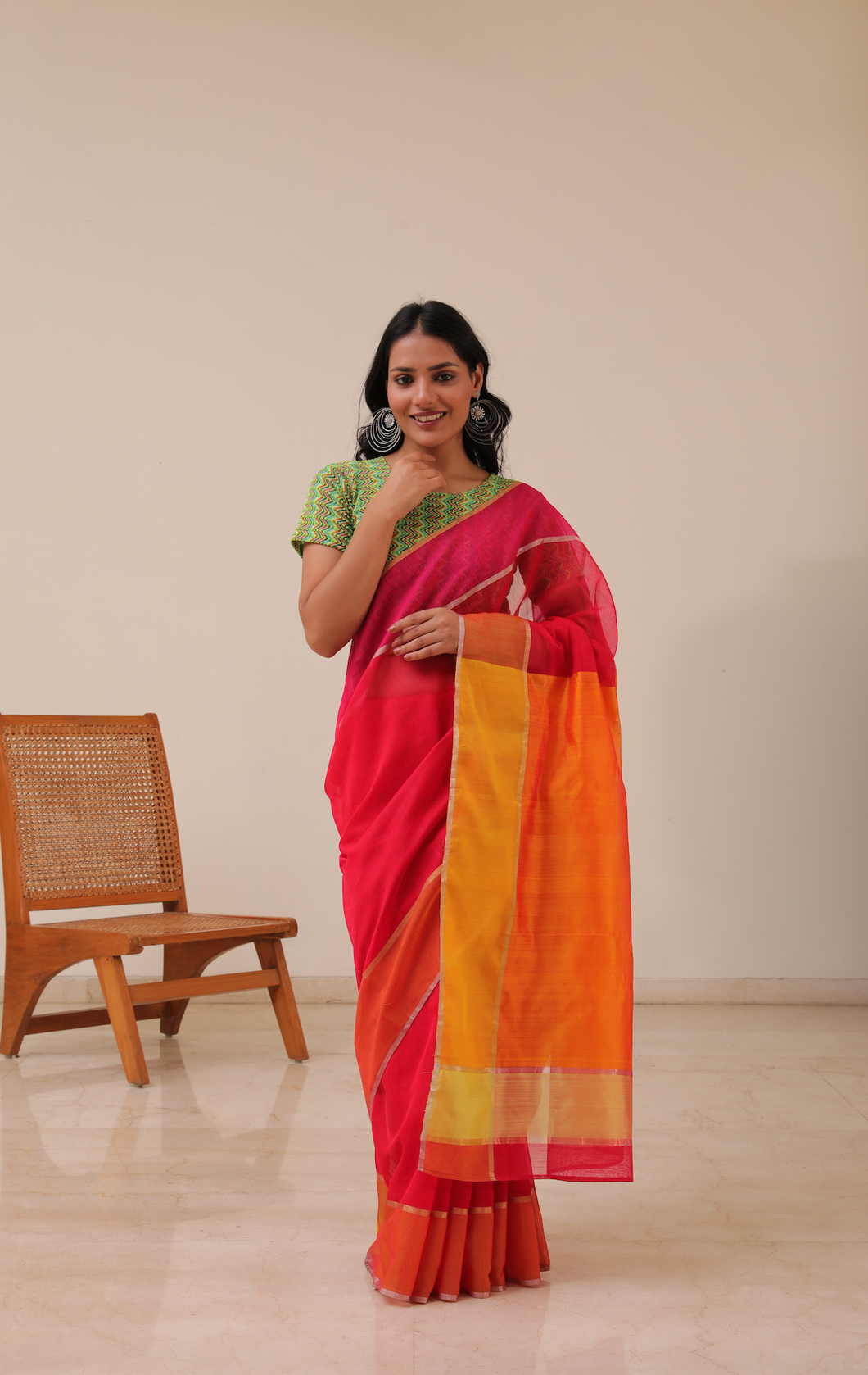 Saarang Chanderi Saree