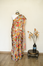 Load image into Gallery viewer, Light 3D Floral Silk Organza Saree
