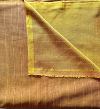 Load image into Gallery viewer, Golden Reversible Maheshwari Saree
