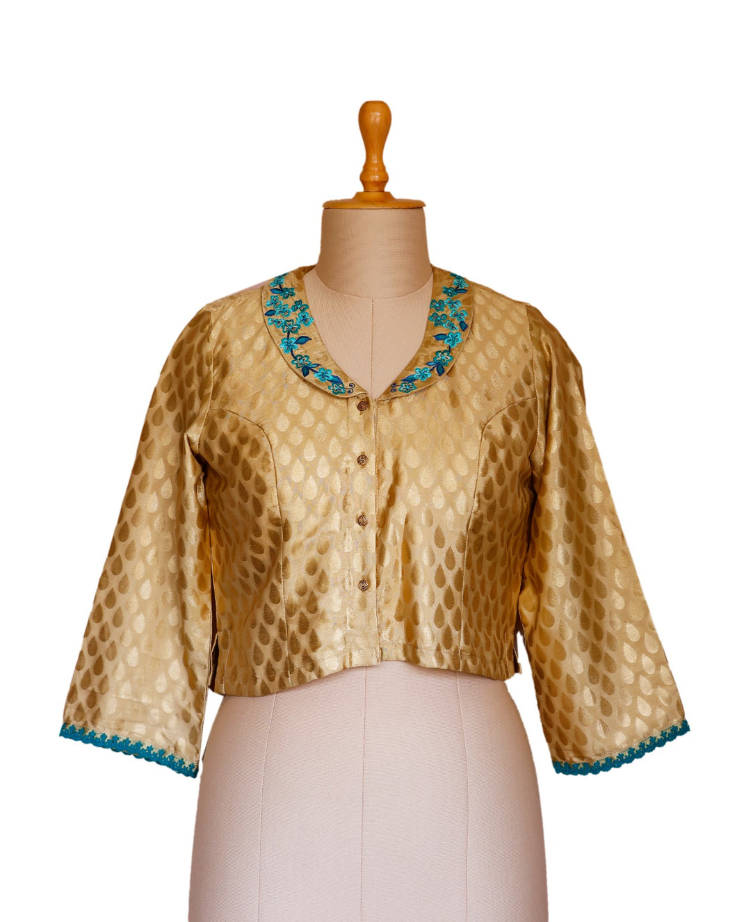 Sapphire Elegance Blouse