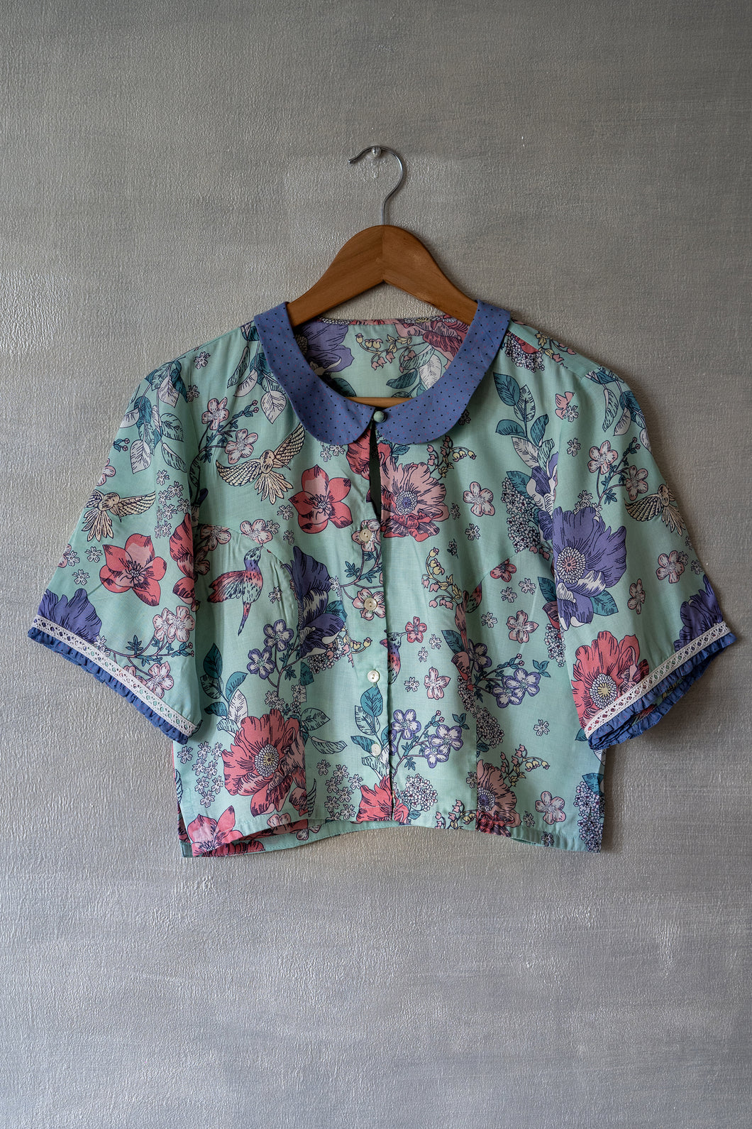 Cornflower Printed Blouse