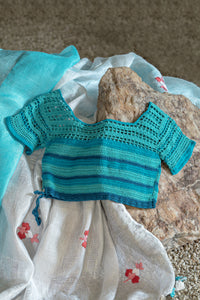 Oceanic Handmade Crochet Blouse