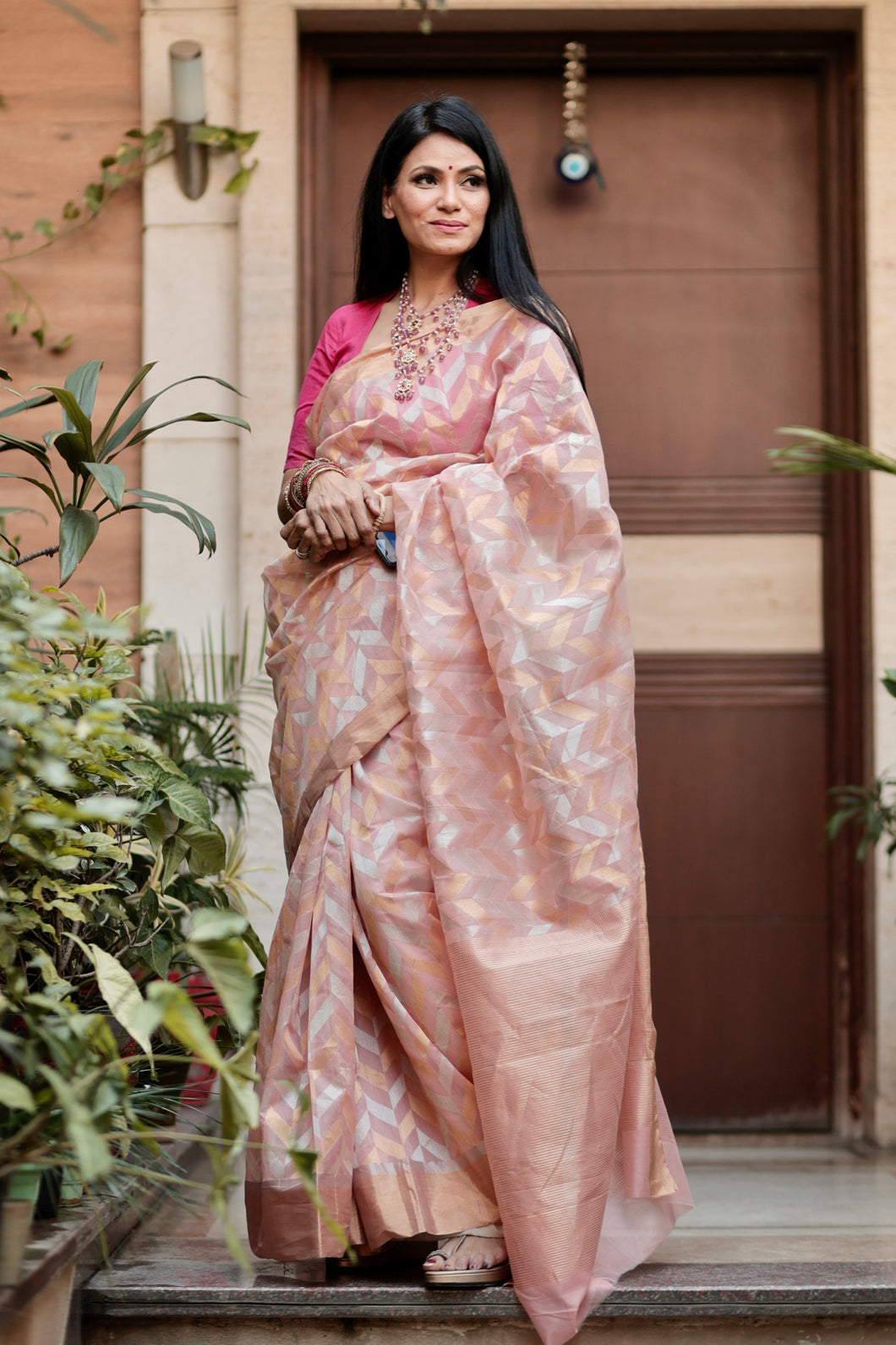 Summer Breeze Chanderi Saree