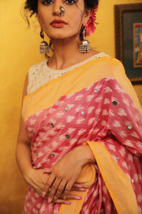 Hariśrī Cotton Ikat Saree