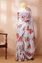 Load image into Gallery viewer, Japāpīḍa Floral Printed Saree
