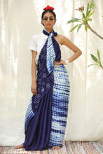 Load image into Gallery viewer, Akashavarna Shibori Saree
