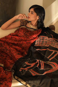 Malang Maheshwari Saree